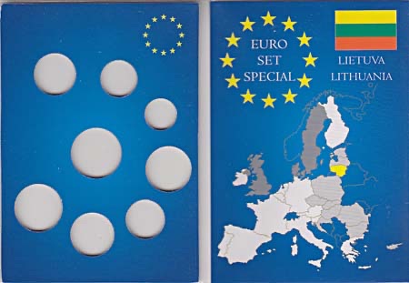 Euromapje voor setje van Lithouwen