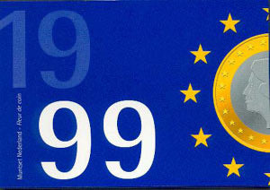 FDC Muntset Nederland 1999