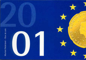 FDC Muntset Nederland 2001