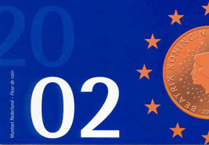 FDC Muntset Nederland 2002, EURO's