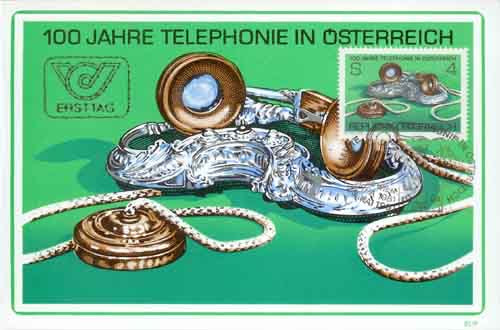 1981 100 jaar telefonie in Oostenrijk