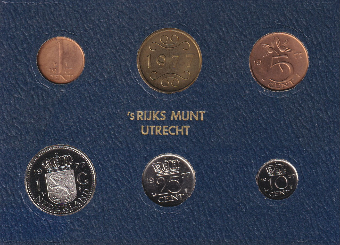 FDC Muntset Nederland 1977