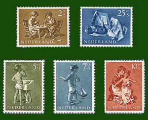 1954 Kinderzegels