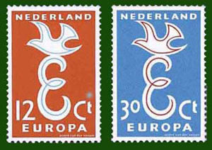 1958 Europa zegels