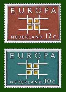 1963 Europa zegels