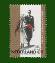 1987 Jubileumzegel 50 jaar Huwelijk