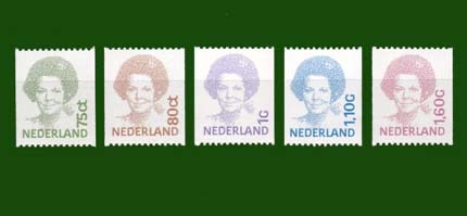 1991 Koningin Beatrix Inversie rolzegels