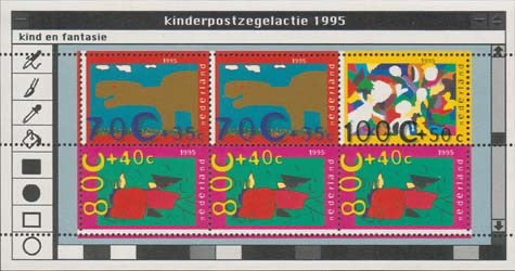 1995 Kinderzegels (blok)