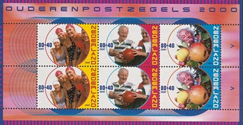 2000 Ouderenzegels (blok)