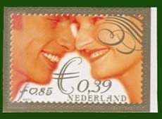 2001 Huwelijkzegel (dubbele waarde)