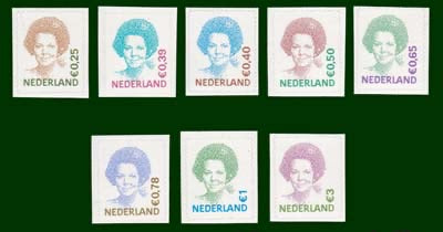 2002 Koningin Beatrix frankeerzegels