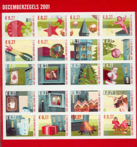 2001 Decemberpostzegels