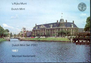 FDC Muntset Nederland 1987, Utrecht - Klik op de afbeelding om het venster te sluiten