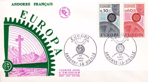 1967 Andorra French - Click Image to Close