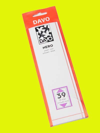 Davo Nero N39, 215 x 43 mm - Click Image to Close