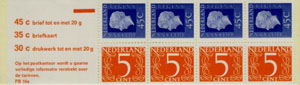 1974 Postzegelboekje no.16a - Click Image to Close