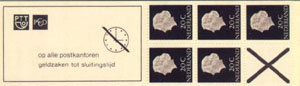 1968 Postzegelboekje no.6e - Klik op de afbeelding om het venster te sluiten