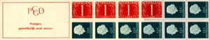 1969 Postzegelboekje no.8aF, fosfor - Click Image to Close