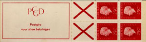 1969 Postzegelboekje no.9aF, fosfor - Click Image to Close