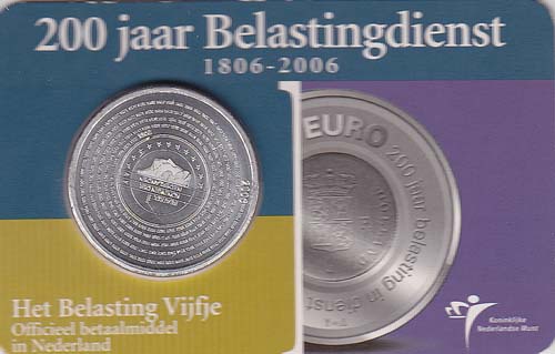 2006 Belastingdienst 5 Euro - Click Image to Close