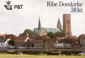 1987 Yvert C895, Ribe Domkirke, post no. S43 - Klik op de afbeelding om het venster te sluiten