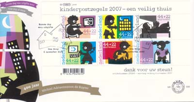 2007 Bloc kinderzegels - Click Image to Close