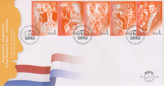 2023 Koning Willem Alexander 10 jaar Koning - Click Image to Close