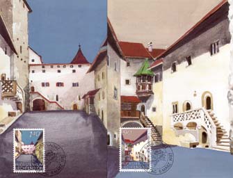 Liechtenstein MK73, Vaduz Castle 1987 - Click Image to Close