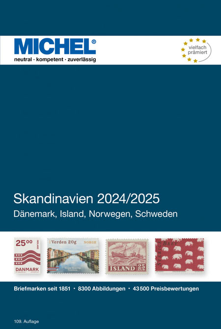 Michel Scandinavie 2024-25, in kleur, harde kaft, deel 10 - Klik op de afbeelding om het venster te sluiten