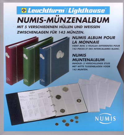 Numis Coinalbum incl. 5 leaves + interleaves - Click Image to Close