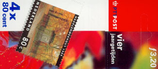 1999 Postzegelboekje no.53c, Vier Jaargetijden - Klik op de afbeelding om het venster te sluiten