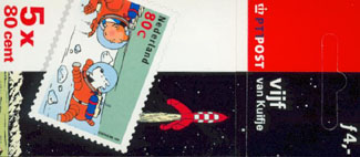 1999 Postzegelboekje no.59, Kuifje zegels - Klik op de afbeelding om het venster te sluiten