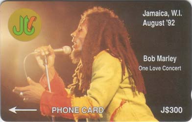 Bob Marley, J$300, used - Click Image to Close