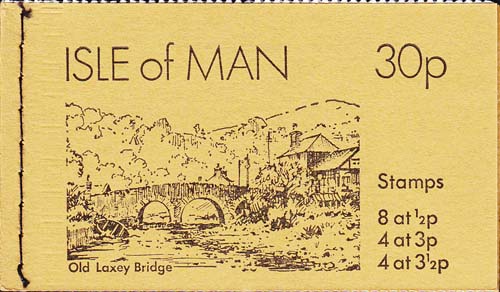 1974 Old Laxey Bridge, 30 p, inverted - Click Image to Close