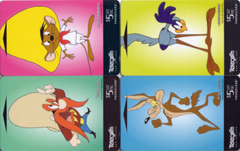 N-Zeeland, Looney Tunes deel III, 4 stuks ongebr. - Click Image to Close