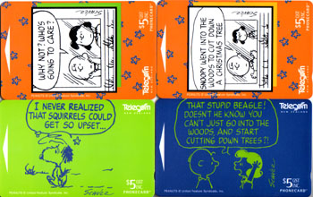 N-Zeeland, Peanuts part 2- Lucy, 4 cards, new - Click Image to Close