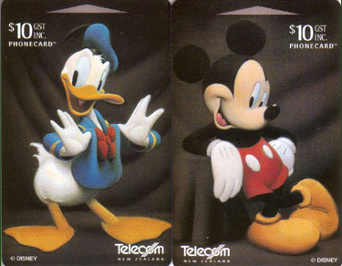N-Zeeland, Mickey en Donald deel III, 2 stuks ongebr. - Klik op de afbeelding om het venster te sluiten