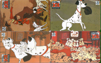 Dalmatiers, 4 cards, new - Click Image to Close