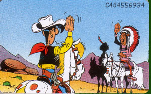 Duits/Nederl., Lucky Luke, ongebruikt - Klik op de afbeelding om het venster te sluiten