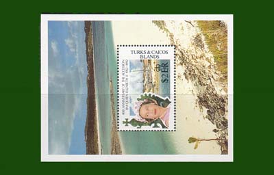 1992 Turks & Caicos, Michel no. B 113 - Click Image to Close