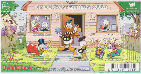 2022 Kinderpostzegels Donald Duck - Klik op de afbeelding om het venster te sluiten