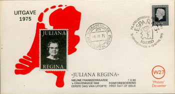 1975 Juliana Regina, 0,90 gulden - Click Image to Close