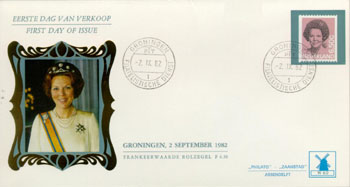 1982 Beatrix, 6,50 gulden, rolzegel - Click Image to Close