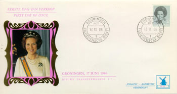 1986 Beatrix, 7 gulden - Click Image to Close