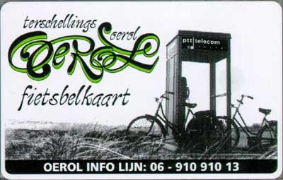 Terschellings Oerol fietsbelkaart - Click Image to Close