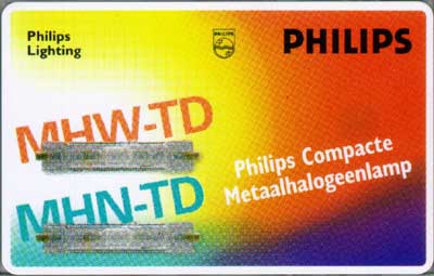 Philips Compacte Metaalhalogeenlamp - Klik op de afbeelding om het venster te sluiten