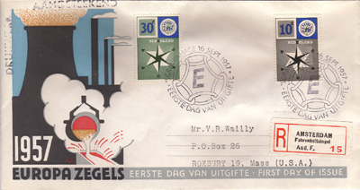 1957 Europazegels - Click Image to Close