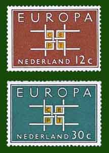 1963 Europa zegels - Klik op de afbeelding om het venster te sluiten