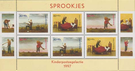 1997 Kinderzegels (blok) - Klik op de afbeelding om het venster te sluiten