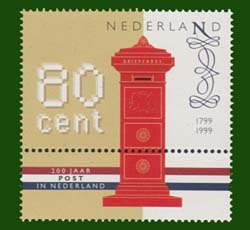 1999 200 jaar Nationaal Postbedrijf - Click Image to Close